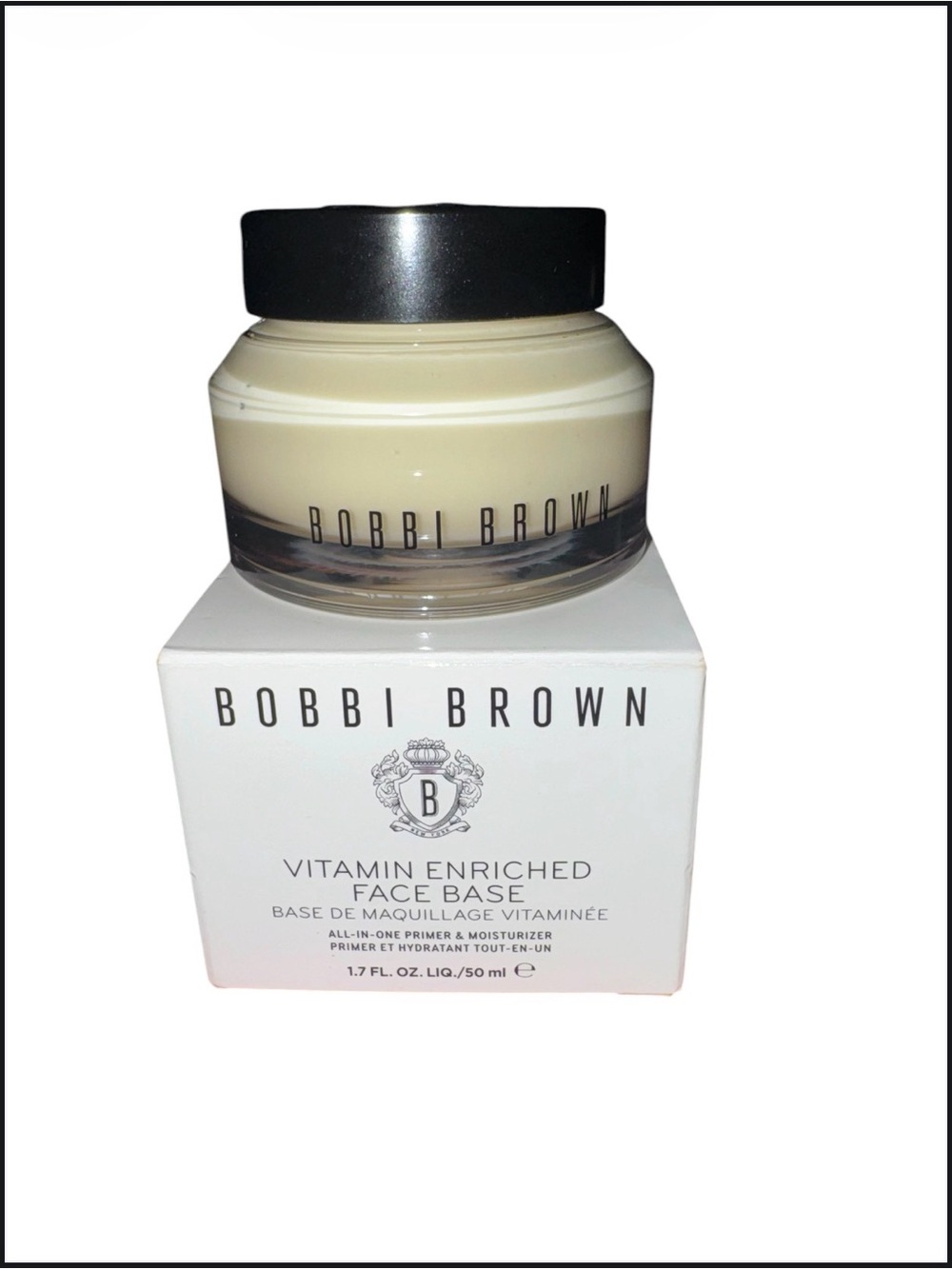Bobbi Brown Cream Moisturizer Jar with White Box